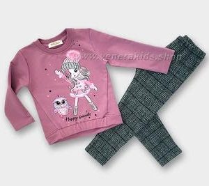 GIRLS' LONG SLEEVE WEDGE/PANT SPORTS SETS